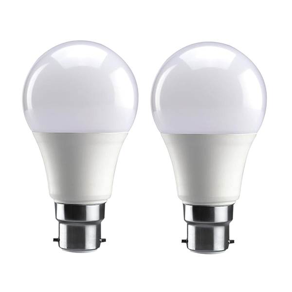 SYSKA B22 7-Watt LED Bulb (Pack of 2, Cool Day Light)